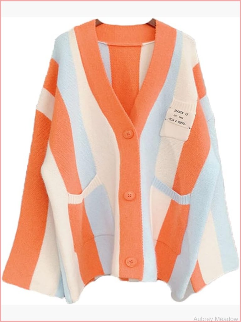 Women's Long Sleeve Chunky Cable Knit Oversized Cardigan Sweater